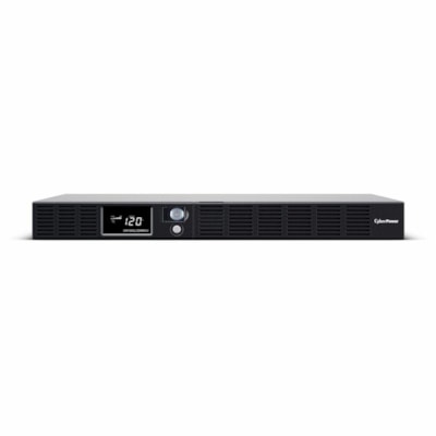 CyberPower OR1000LCDRM1U Smart App LCD UPS Systems - 120 VAC, NEMA 5-15P, 1U, Rackmount, 6 Outlets, LCD, PowerPanel® Business, $300000 CEG, 3YR Warranty 6 NEMA 5-15R 10 FT 