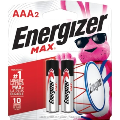 Energizer Alkaline AAA Battery - For Multipurpose - AAA - 1.5 V DC - 2 / Pack LONG LIFE ALKALINE 100% MERCURY FREE 1.5 VOLTS