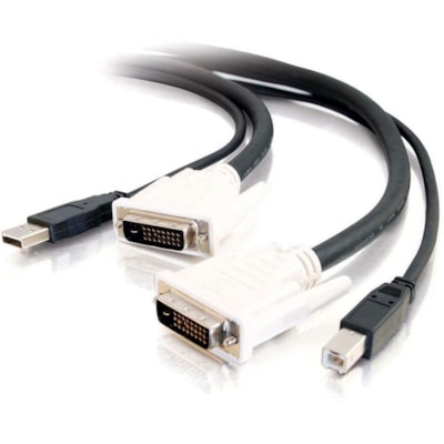 6pi DVI double lien  + USB 2.0  KVM cÃ¢ble 