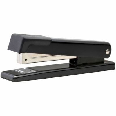 Bostitch Stapler - Full Strip Black - Staples Upto 20 Sheet of 20lb Paper - Holds Upto 210 Staple - Full Strip - Staple Size: 1/4" (6.35 mm) - 3.25" (82.55 mm) Throat Depth - Black - Rubber, Metal - 1 Each FULL STRIP  20 SHEET CAPACITY ALL METAL  BLACK