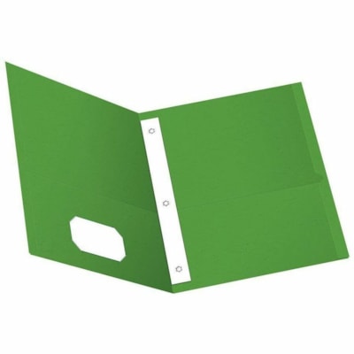 CHMSE OXFORD DEUX PCHS W/ATCHS VERTE  8-1/2" X 11" 