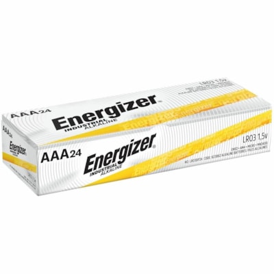 Energizer Industrial Battery - For Vending Machine, Office, Classroom, Electronics, Construction - AAA - 24 / Box NOT FOR RETAIL SALE 