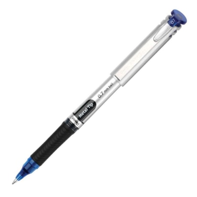 Pentel Energel Metal Tip Ink Pen - 0.7 mm (0.03") Pen Point - Blue Ink - Gel-based - 1 Each LIQUID GEL 0.7MM 