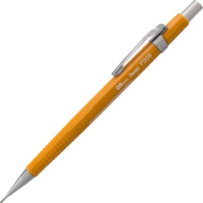 P200 Mechanical Pencil (0.9mm) Yellow Barrel - Pentel P200 Drafting Mechanical Pencil, 0.9mm Bold Point, Writing, Drawing, School Supplies, Metal Tip, Yellow Barrel  