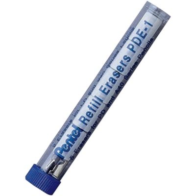 Recharge effaceur PDE1 Pentel - Blanc - 5 / Tube POUR PORTEMINES SÉRIES PD345XX 5/EMB