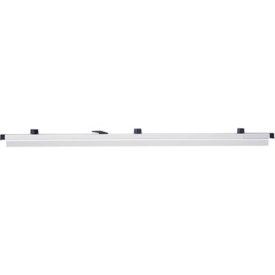 Safco Aluminum Hanging Clamps - 36" (914.40 mm) Length x 37.75" (958.85 mm) Width - 1" (25.40 mm) Size Capacity - 100 Sheet Capacity - Aluminum - Aluminum - 1 Each  