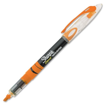 Sanford Accent 24406 Pen-Style Liquid Highlighter - Micro Chisel Marker Point - Fluorescent Orange Ink - Water Based - 1 Each INK SUPPLY WINDOW SANFORD