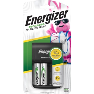 Energizer Recharge Basic Charger for NiMH Rechargeable AA and AAA Batteries - 4 - AA, AAA FED GOV'T 
