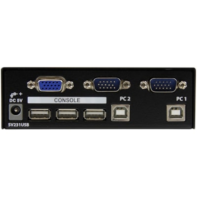 StarTech.com 2 Port Professional USB KVM Switch Kit with Cables - Control 2 USB VGA based computers with this complete KVM kit including cables - usb kvm switch - 2 port kvm switch - vga kvm switch - desktop kvm switch - usb kvm switch 2 port  PERP 