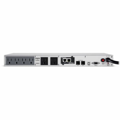 CyberPower OR1500LCDRM1U Smart App LCD UPS Systems - 120 VAC, NEMA 5-15P, 1U, Rackmount, 6 Outlets, LCD, PowerPanel® Business, $300000 CEG, 3YR Warranty 6 NEMA 5-15R 10 FT 