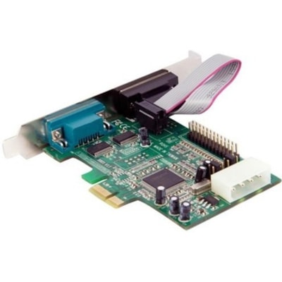StarTech.com 2S1P PCIe Parallel Serial Combo Card - Add 1 parallel port and 2 RS-232 serial ports to your standard or low-profile computer through a PCI Express expansion slot - pci express serial parallel card - pci express serial card - pci express parallel card - pcie serial parallel - pci expres OEXCD 