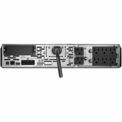 APC by Schneider Electric Smart-UPS X SMX2200RMLV2U 2200 VA Rack-mountable UPS - 2U Rack-mountable - 3 Hour Recharge - 10 Minute Stand-by - 120 V Input - 120 V AC Output - Sine Wave - Serial Port - USB - 2 x NEMA 5-20R, 6 x NEMA 5-15R Receptacle(s) - 8 x Battery/Surge Outlet  