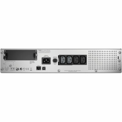 APC by Schneider Electric Smart-UPS 750VA Rack-mountable UPS - 2U Rack-mountable - 3 Hour Recharge - 5 Minute Stand-by - 230 V Input - 230 V AC Output - Sine Wave - Serial Port - USB - 2 x IEC Jumper, 4 x IEC 320-C13 Receptacle(s) - 6 x Battery/Surge Outlet  PERP 