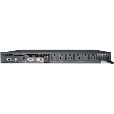 Tripp Lite series SmartPro SMART1000RM1UN 1kVA Rack-mountable - 1U Rack-mountable - 4 Minute Stand-by - 120 V AC Input - 120 V AC Output - 6 x NEMA 5-15R Receptacle(s)   