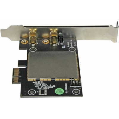 StarTech.com AC600 Wireless-AC Network Adapter - 802.11ac, PCI Express - Dual Band 2.4GHz and 5GHz Wireless Network Card - Add advanced 802.11ac Wi-Fi connectivity to a computer or server through a PCI Express slot - AC600 Wireless-AC Network Adapter - Dual Band 2.4GHz (150Mbps) and 5GHz (433Mbps) w  CTLR 
