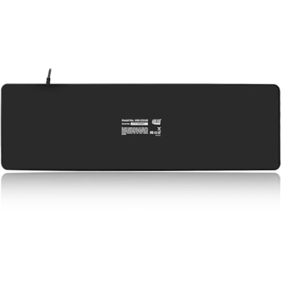 Adesso - Clavier AKB-235UB - Antimicrobial Waterproof Desktop - Câble Connectivité - USB Interface - 104 Touche(s) - Anglais (USA) - QWERTY Disposition - Ordinateur, MAC - Pavé tactile - PC, Windows, Mac OS - Membrane Pavé Numérique - Noir  avancÃ© silicone desktop clav ier - protÃ¨ge contr