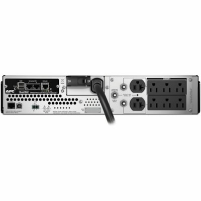 APC by Schneider Electric Smart-UPS 3000VA LCD RM 2U 120V with Network Card - 2U Tower - 3 Hour Recharge - 120 V Input - 120 V AC Output - Sine Wave - 2 x NEMA 5-20R, 6 x NEMA 5-15R Receptacle(s) - 8 x Battery/Surge Outlet  
