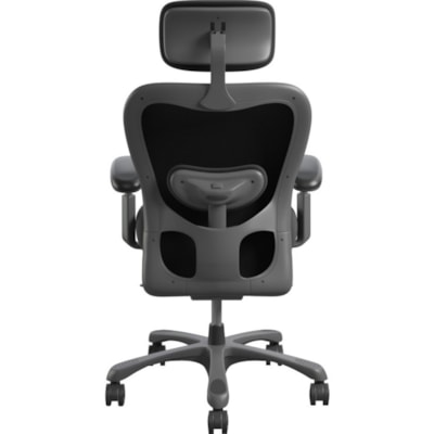 Nightingale CXO Extreme Comfort Task Chair - Black Seat - Black Back - Mid Back - 5-star Base - 1 Each EXECUTIVE MESH TASK C1 MYSTIC BLACK FABRIC