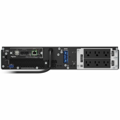 APC by Schneider Electric Smart-UPS SRT 1000VA RM 120V Network Card - 2U Rack-mountable - 3 Hour Recharge - 10 Minute Stand-by - 120 V Input - 120 V AC Output - Sine Wave - 6 x NEMA 5-15R Receptacle(s) - 6 x Battery/Surge Outlet  