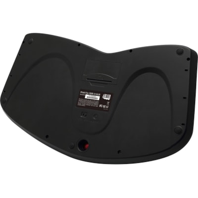 Adesso Tru-Form Media 3150 - 2.4 GHz Wireless Ergo Trackball Keyboard - Wireless Connectivity - RF - 30 ft (9144 mm) - 2.40 GHz - USB 2.0 Interface - 87 Key(s) - 20 Hot Key(s) - On/Off Switch, Connect, Play/Pause, Stop, Previous Track, Next Track, Mute, Volume Up, Volume Down Hot Key(s) - Windows Vi rgo  Mini Trackball Keyboard.  Removeable 1000 tra