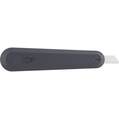 Slice Auto Retract Utility Knife - Ceramic Blade - 0.90" (22.86 mm) Height x 1.40" (35.56 mm) Width x 6.10" (154.94 mm) Length - Retractable, Non-sparking, Non-conductive, Rust-free Blade, Durable, Ambidextrous, Comfortable - Glass-filled Nylon, Stainless Steel, Zirconia, Carbon Steel - Gray, Green  AUTO-RECTRACTABLE 