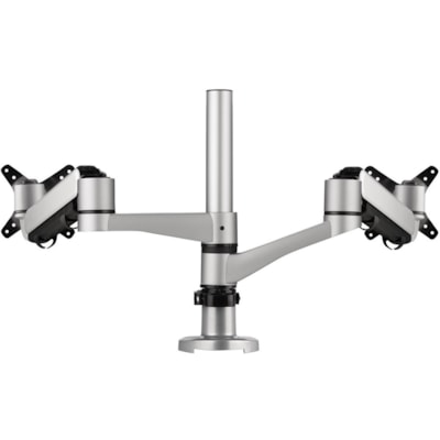 ViewSonic Spring-Loaded Dual Monitor Mounting Arm for Two Monitors up to 27" Each - 2 Display(s) Supported - 27" Screen Support - 30.86 lb (13997.86 g) Load Capacity - 75 x 75, 100 x 100 - VESA Mount Compatible onitor Mounting Arm  Full adju stability provides f