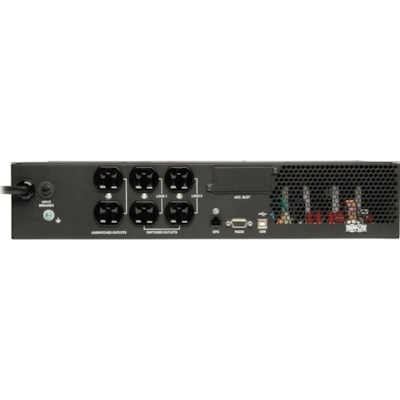 Tripp Lite series SmartPro SMART1000RM2UL 1kVA Rack/Tower UPS - 2U Rack/Tower - AVR - 2.70 Hour Recharge - 8.30 Minute Stand-by - 120 V AC Input - 120 V AC Output - Serial Port - 6 x NEMA 5-15R Receptacle(s) EPERP 