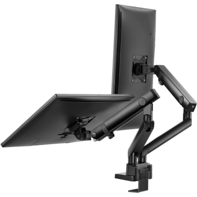 Amer Mounting Arm for Curved Screen Display, Flat Panel Display - Matte Black - 2 Display(s) Supported - 32" Screen Support - 35.27 lb (16000 g) Load Capacity - 75 x 75, 100 x 100 - Steel, Aluminum, Plastic  MOUNT 