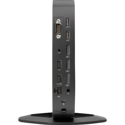HP t640 Small Form Factor Thin Client Ryzen R1505G Dual-core (2 Core) 2.40 GHz  - 4 GB RAM DDR4 SDRAM - 16 GB Flash Radeon Vega 3 Graphics - Gigabit Ethernet - HP Smart Zero - IEEE 802.11ac - DisplayPort - VGA - Network (RJ-45) - 2 USB 2.0 Port(s) - USB Type-C - 45 W  