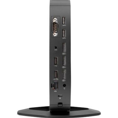 HP t640 Thin Client Ryzen R1505G Dual-core (2 Core) 2.40 GHz  - 4 GB RAM DDR4 SDRAM - 16 GB Flash Radeon Vega 3 Graphics - Gigabit Ethernet - HP ThinPro - IEEE 802.11ac - DisplayPort - Network (RJ-45) - 2 USB 2.0 Port(s) - USB Type-C - 45 W  