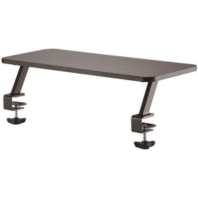 StarTech.com Monitor Riser Stand - Clamp-on Monitor Shelf for Desk - Extra Wide 25.6"/65 cm - For up to 34" Monitors - Black (MNRISERCLMP) - Free up desk space and minimize clutter, by raising your monitor and small accessories with this Monitor Riser Stand - Clamp-on monitor shelf raises monitor 5.  STND 