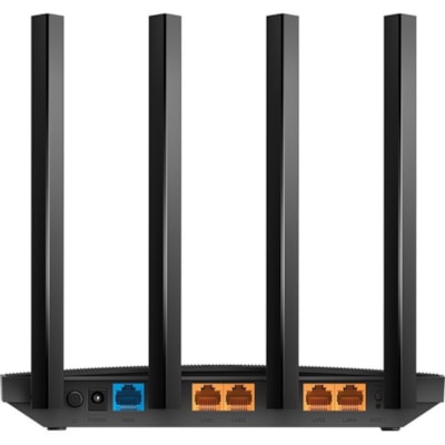 TP-Link Archer C80 Wi-Fi 5 IEEE 802.11ac Ethernet Wireless Router - 2.40 GHz ISM Band - 5 GHz UNII Band - 4 x Antenna(4 x External) - 237.50 MB/s Wireless Speed - 4 x Network Port - 1 x Broadband Port - Gigabit Ethernet - Desktop  
