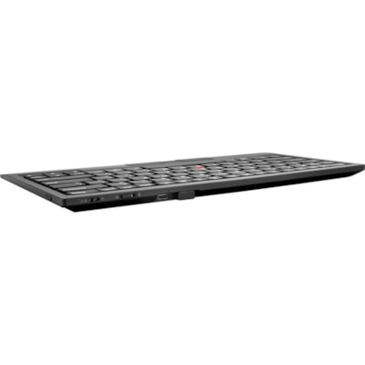 Lenovo ThinkPad TrackPoint Keyboard II - Wireless Connectivity - Bluetooth - 2.40 GHz - French (Canada) - Notebook - Trackpoint - Windows, Android, PC - Scissors Keyswitch - Pure Black 058) 