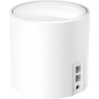 TP-Link Deco X20 Wi-Fi 6 IEEE 802.11ax Ethernet Wireless Router - Dual Band - 2.40 GHz ISM Band - 5 GHz UNII Band - 2 x Antenna(2 x Internal) - 225 MB/s Wireless Speed - 1 x Network Port - 1 x Broadband Port - Gigabit Ethernet - Desktop  WRLS 