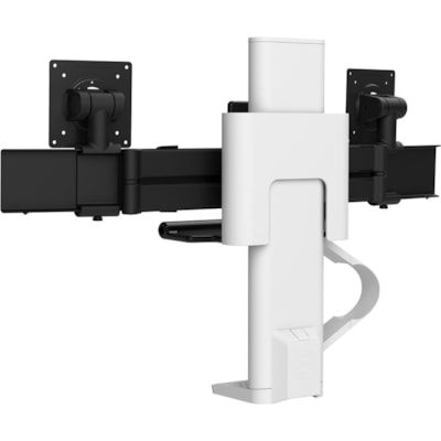 Ergotron TRACE Desk Mount for Monitor, LCD Display - White - 2 Display(s) Supported - 27" Screen Support - 21.61 lb (9800 g) Load Capacity - 75 x 75, 100 x 100 UNT  BWT 