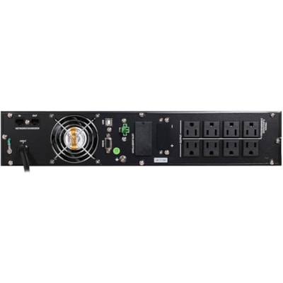 IOGEAR - Onduleur On-Line à Double Conversion GBB1000N - 2U Montable en rack - 3 Heure Rechargeable - 2,95 Minute(s) Veille - 120 V CA Entrée - 8 x NEMA 5-15R Receptacle(s)  1000VA-1000W - TAA 