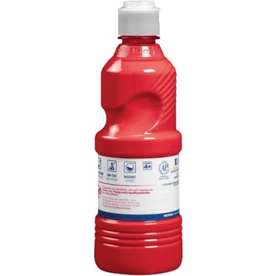 Prang Washable Tempera Paint - 1 Color(s) - Red - 473.18 mL - Washable - 1 Each READY-TO-USE  WASHABLE 