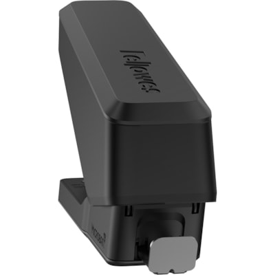 Fellowes LX840 Half Strip EasyPress Stapler - Black - Holds Upto 105 Staple - Half Strip - Black - 1 Each HALF STRIP  EFFORTLESS STAPLER 25 SHEET CAPACITY  BLACK