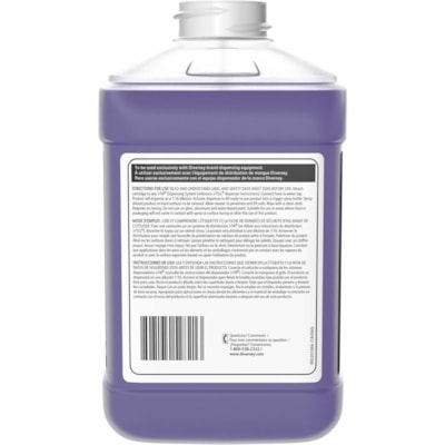 Diversey Speedball Power Cleaner & Degreaser - Concentrate - 2.50 L - Fresh Lemon, Citrus Scent - Butyl-free, Rinse-free, Residue-free, Heavy Duty - Purple - 2 / Carton  