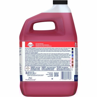 Cascade Professional All-Temp Detergent - For Dish - Concentrate - Liquid - 3.79 L - Phthalate-free, Triclosan-free, Alkylphenol-free, Anti-limescale, Heavy Duty - Red - 2 / Carton 3.78L  7-00  CLOSED LOOP 