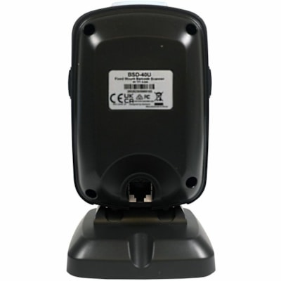 Star Micronics BSD-40U Desktop 1D/2D Barcode Scanner - Cable Connectivity - 8.66" (220 mm) Scan Distance - 1D, 2D - LED - CMOS - USB, Serial - Black - IP52 - Retail, Hospitality, Healthcare  PERP 