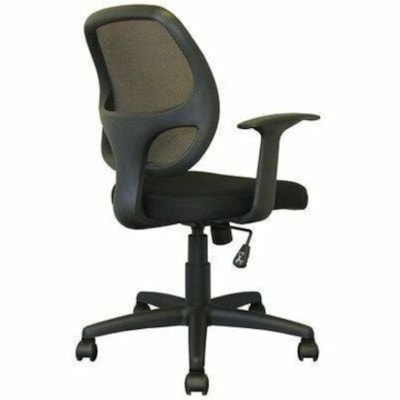 Horizon A-92 Low Back Simple Student Mesh Tilter - Black Foam, Fabric Seat - Black Mesh Fabric Back - Low Back - 5-star Base - Armrest MESH FABRIC ASSEMBLY REQUIRED 