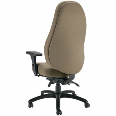 Global ObusForme Comfort Multi-Tilter Chairs - Fabric Seat Material - Fabric, Hardwood Back Material - Black Frame Color - Haze - Fabric, Wood, Plastic HIGH BACK MULTI-TILTER TERRACE FABRIC  HAZE