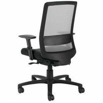 Global Spritz Weight Sensing Synchro-Tilter High-Back Ergonomic Chair, Black - Fabric Seat Material - Black Back Color - Mesh Back Material - Black Frame Color - High Back - Black - Fabric HIGH BACK TERRACE FABRIC/MESH BACK