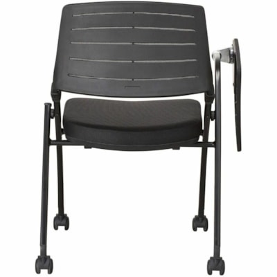 TygerClaw Low-Back Classroom Chair, Black - Plastic Seat Material - Black Back Color - Fabric Back Material - Black Frame Color - Low Back - Black hair 