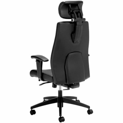 Offices To Go M-Task High-Back Synchro-Tilter Executive Chair, Black Luxhide Bonded Leather - Bonded Leather Seat Material - Black Back Color - Bonded Leather Back Material - Black Frame Color - Black - Leather HIGH BACK SYNCHRO-TILTER 