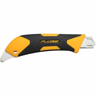 Olfa 18mm L-5 Fiberglass Utility Knife with Multi-Pick - 0.71" (18 mm) Blade Length - Non-slip Grip, Snap Closure, Heavy Duty, Handle, Lightweight, Comfortable Grip, Locking Blade, Rugged, Retractable, Refillable, Snap-off, ... - Fiberglass, Stainless Steel, Metal, Acrylonitrile Butadiene Styrene (A ULTRA-SHARP BLADE MULTI-PURPOSE METAL PICK