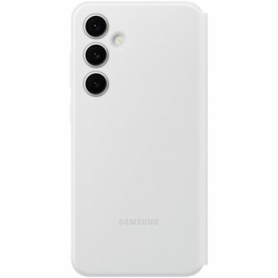Samsung Smart View EF-ZS721 Carrying Case (Wallet) Samsung Galaxy S24 FE Smartphone - White - Plastic Body - Polycarbonate Exterior Material - Polycarbonate Interior Material - Holster - 6.54" (166 mm) Height x 3.27" (83 mm) Width x 0.57" (14.40 mm) Depth LLET PHONE CASE  WHITE 