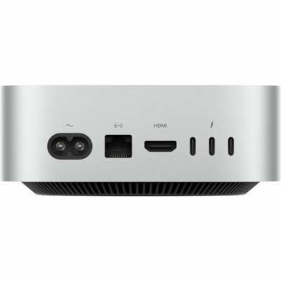 Apple Mac mini MU9E3VC/A Desktop Computer - Apple M4 - 16 GB - 512 GB SSD - Mini PC - Silver - Apple M4 Chip - MacOS Sequoia - Apple Deca-core (10 Core) - IEEE 802.11ax - 155 W  SYST 