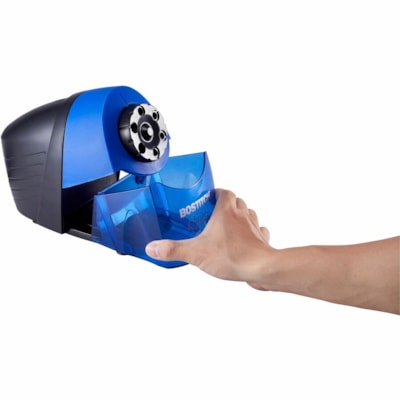 Bostitch - Taille-crayon électrique robuste pour salle de classe QuietSharp - Bureau - 6 Trou(s) - hauteur de 7,50 po (190,50 mm) x largeur de 5 po (127 mm) x profondeur de 9 po (228,60 mm) - Noir, Bleu - 1 chaque POUR UTILISATION EN CLASSE BLEU